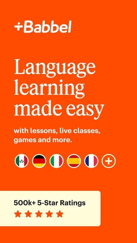 Babbel app screenshot 1