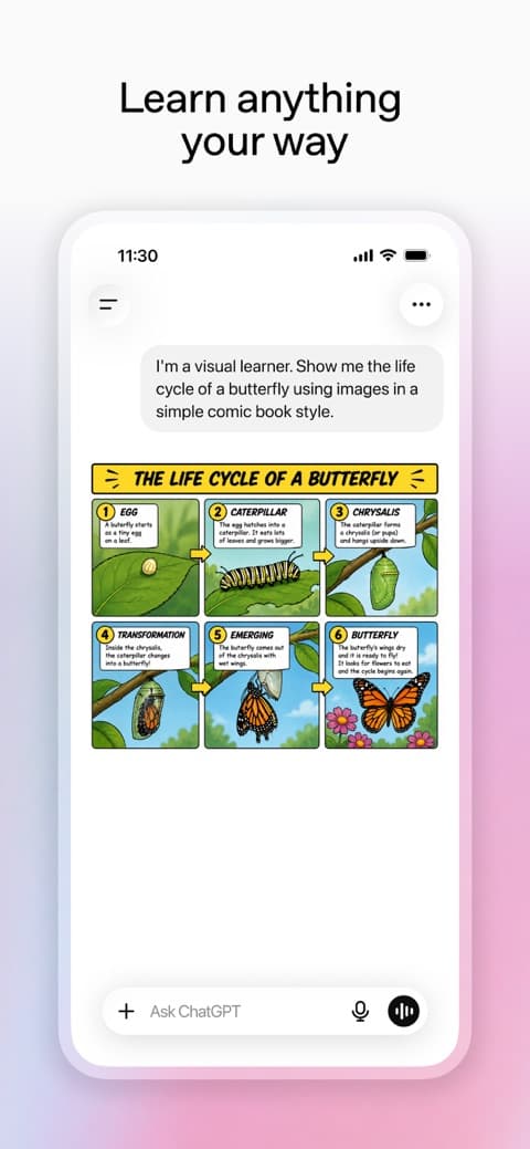 ChatGPT app screenshot 2