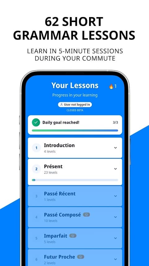 Croissant Verbs app screenshot 1