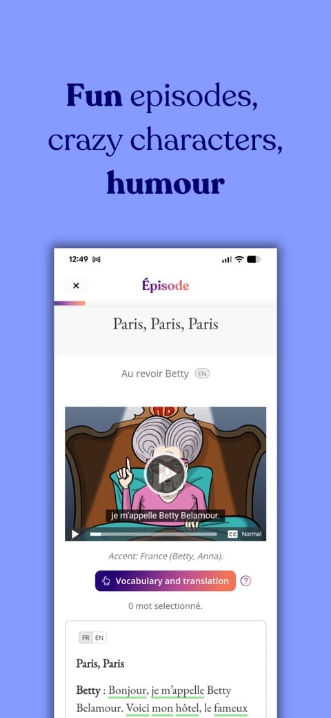 Frantastique app screenshot 2